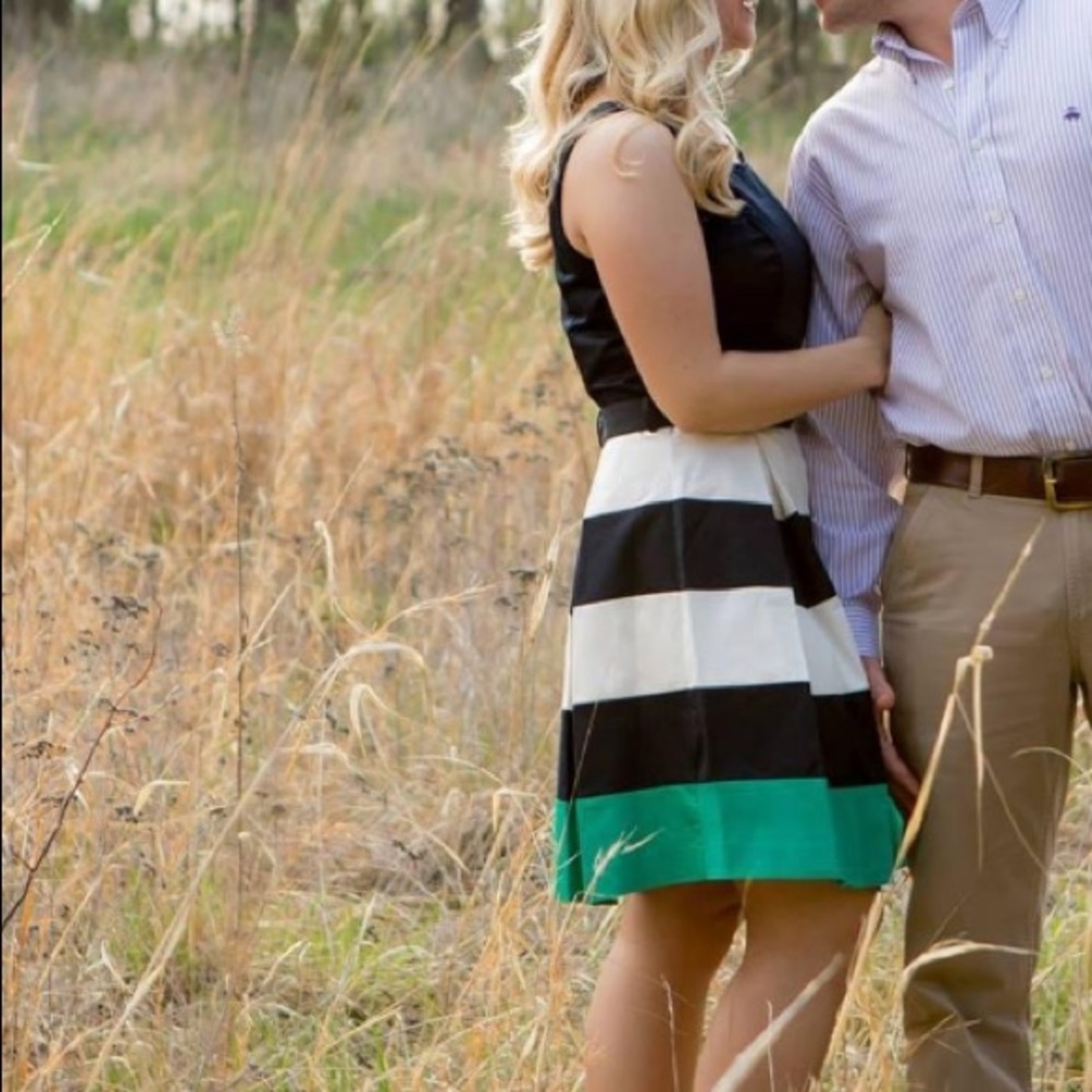 Banana republic striped dress